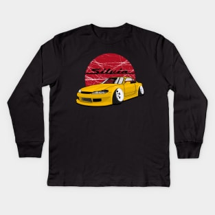 Silvia S15 cambergang style Kids Long Sleeve T-Shirt